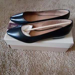 Clark's leather flats